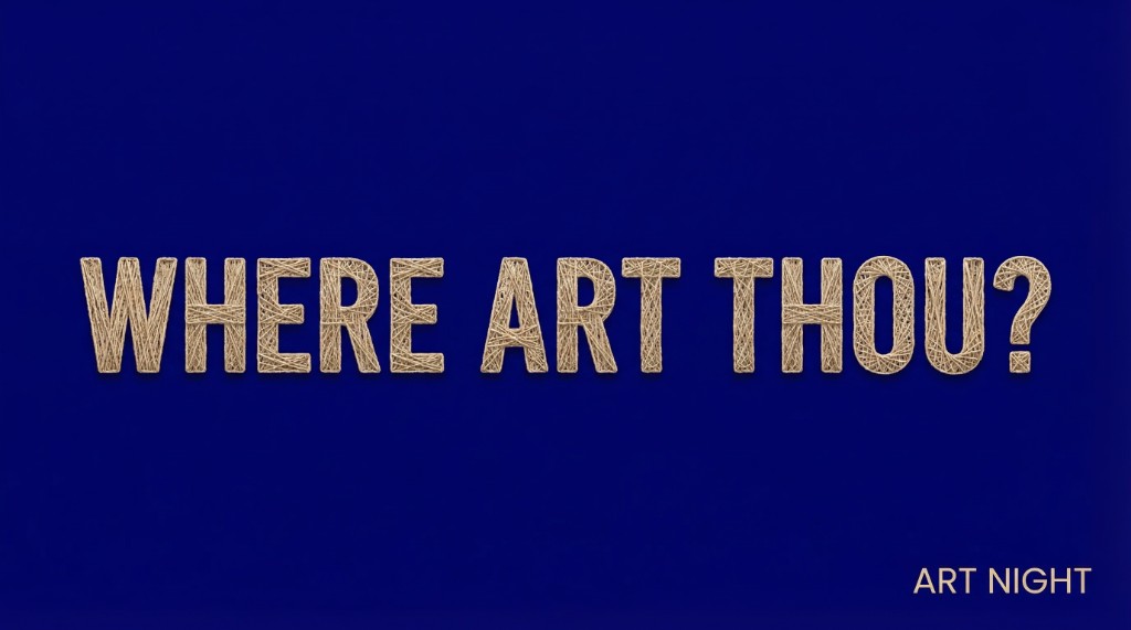 Art Night brand and campaign, study 2 of 24