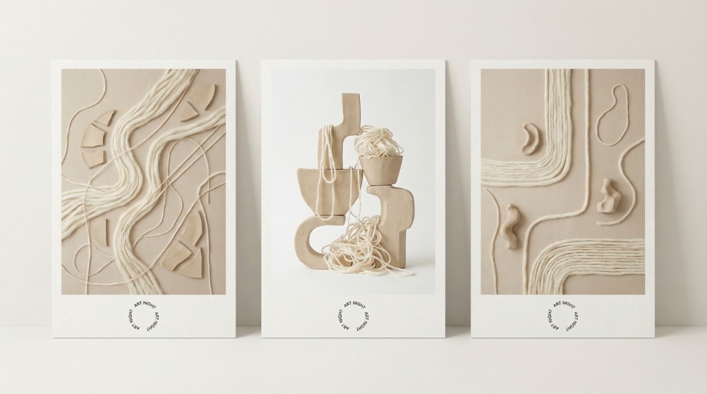 Art Night brand and campaign, study 15 of 24